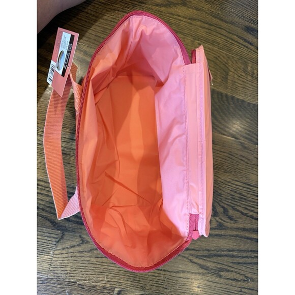 Trader Joe's Bag PEACH Mini Insulated Lunch Tote Bag NEW Quick Shipping - Picture 6 of 7